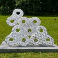 Bad Homburg, Germany 2025<br>
"Infinity #14" von Richard Deacon Infinity #14 (Bad Homburg, Germany 2025)