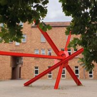 Diergardtplatz Viersen, Germany<br>
"New Star" von Mark di Suvero New Star (Viersen, Germany)