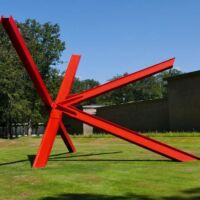 Kröller-Müller Museum Otterlo, the Netherlands<br>
"K-Piece" von Mark di Suvero K-Piece (Otterlo, the Netherlands)