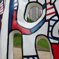 Discovery Green Park Houston, Texas<br>
"Monument au Fantôme" von Jean Dubuffet Monument au Fantôme (Houston, Texas)