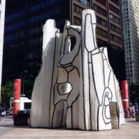 Chicago, Illinois<br>
"Monument with Standing Beast" von Jean Dubuffet Monument with Standing Beast (Chicago, Illinois)