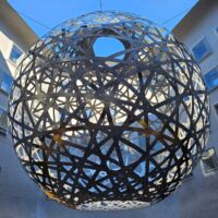 Viscardihof München, Germany<br>
"Sphere" von Olafur Eliasson Sphere (München, Germany)