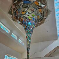 Lenbachhaus München, Germany<br>
"Wirbelwerk" von Olafur Eliasson Wirbelwerk (München, Germany)