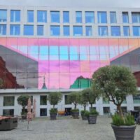 Marstallplatz München, Germany<br>
"Bühnenfenster" von Olafur Eliasson Bühnenfenster (München, Germany)