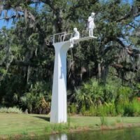 Sydney and Walda Besthoff Sculpture Garden New Orleans, Louisiana<br>
"Maybe (Not)" von Elmgreen & Dragset Maybe - Not (New Orleans, Louisiana)