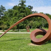 Skulpturenpark Eschborn, Germany 2025<br>
"KK_444_Grad #1" von Faxe M. Müller KK_444_Grad #1 (Eschborn, Germany 2025)