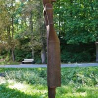 Neumarkt in der Oberpfalz, Germany<br>
„Große transparente Dreikantfigur“ von Lothar Fischer Große transparente Dreikantfigur (Neumarkt in der Oberpfalz, Germany)
