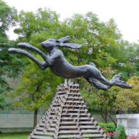 Large Leaping Hare (Toledo, Ohio)