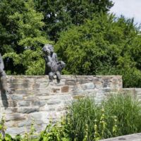 Skulpturenpark Eschborn, Germany<br>
"A & E Monkey" von Laura Ford A & E Monkey (Eschborn, Germany)