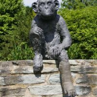 Skulpturenpark Eschborn, Germany<br>
"A & E Monkey" von Laura Ford A & E Monkey (Eschborn, Germany)