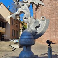 Brunnengalerie Wiesloch, Germany<br>
"Schutzengel" von Jürgen Goertz Schutzengel (Wiesloch, Germany)