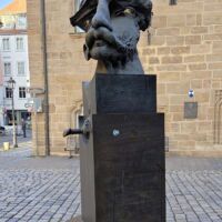 Johann-Sebastian-Bach-Platz Ansbach, Germany<br>
„Lech und Malsche“ von Jürgen Goertz Lech und Malsche (Ansbach, Germany)