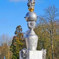 Kreisverkehr Angelbachtal, Germany<br>
"Ortsprofil im Kreisverkehr" von Jürgen Goertz Ortsprofil im Kreisverkehr (Angelbachtal, Germany)
