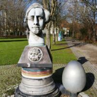 Schlosspark Angelbachtal, Germany<br>
"Archivia" von Jürgen Goertz Archivia (Angelbachtal, Germany)