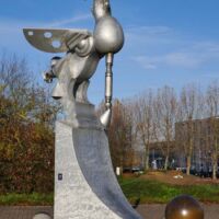 Technologie- und Ökologiedorf Bruchsal, Germany<br>
"Pegasus" von Jürgen Goertz Pegasus (Bruchsal, Germany)