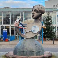 GRN-Klinik Weinheim, Germany<br>
"Dialog" von Jürgen Goertz Dialog (Weinheim, Germany)
