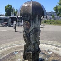 Hauptbahnhof Rastatt, Germany<br>
"Rastätter Rätsel I" von Jürgen Goertz Rastätter Rätsel I (Rastatt, Germany)