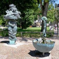 Museumstor Rastatt, Germany<br>
"Rastätter Rätsel II" von Jürgen Goertz Rastätter Rätsel II (Rastatt, Germany)