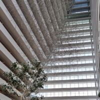 Marina Bay Sands, Singapore<br>
"Drift" von Antony Gormley Drift (Singapore)