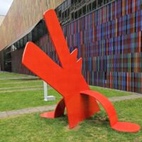 Museum Brandhorst München, Germany<br>
"Red Dog" von Keith Haring Red Dog (München, Germany)