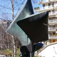 Tucherpark München, Germany<br>
"Zeichen 74" von Bernhard Heiliger Zeichen 74 (München, Germany)