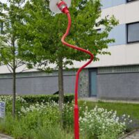Arkenwalk Ishøj, Denmark<br>
"Modified Street Lights" von Jeppe Hein Modified Street Lights (Ishøj, Denmark)
