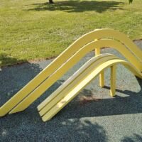 Elsass Foundation Charlottenlund, Denmark<br>
"Modified Social Benches Elsass Foundation" von Jeppe Hein Modified Social Benches Elsass Foundation (Charlottenlund, Denmark)