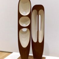 Art Institute of Chicago, Illinois "Two Figures - Menhirs" von Barbara Hepworth Two Figures - Menhirs (Art Institute of Chicago, Illinois)