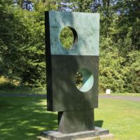 Kröller-Müller Museum Otterlo, the Netherlands<br>
"Squares with Two Circles" von Barbara Hepworth Squares with Two Circles (Otterlo, the Netherlands)