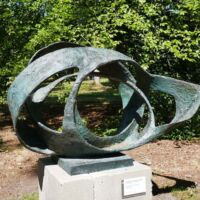 Kröller-Müller Museum Otterlo, the Netherlands<br>
"Oval Form (Trezion)" von Barbara Hepworth Oval Form - Trezion (Otterlo, the Netherlands)