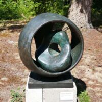Kröller-Müller Museum Otterlo, the Netherlands<br>
"Sphere with Inner Form" von Barbara Hepworth Sphere with Inner Form (Otterlo, the Netherlands)