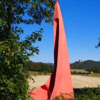 Kunststation Kleinsassen, Germany<br> Imploded Pyramid (Kleinsassen, Germany)
