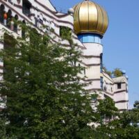 Darmstadt, Germany<br>
"Waldspirale" von Friedensreich Hundertwasser Waldspirale (Darmstadt, Germany)
