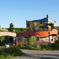 Eisenheim, Germany<br>
"Weingut Hirn" von Friedensreich Hundertwasser Weingut Hirn (Eisenheim, Germany)