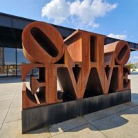 Neue Nationalgalerie Berlin, Germany<br>
"Imperial Love" von Robert Indiana Imperial Love (Berlin, Germany)