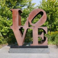 Minneapolis Sculpture Garden, Minnesota<br>
"LOVE" von Robert Indiana LOVE (Minneapolis, Minnesota)