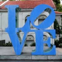 Winsland Plaza, Singapore<br>
"LOVE" von Robert Indiana LOVE (Singapore)