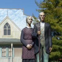 Grounds for Sculpture Hamilton, New Jersey<br>
"God Bless America" von Seward Johnson God Bless America (Hamilton, New Jersey)
