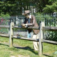 Grounds for Sculpture Hamilton, New Jersey<br>
"Taking Stock" von Seward Johnson Taking Stock (Hamilton, New Jersey)