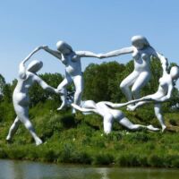 Grounds for Sculpture Hamilton, New Jersey<br>
"Daydream" von Seward Johnson Daydream (Hamilton, New Jersey)