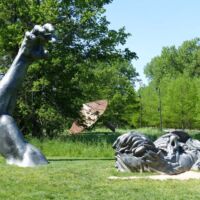 Grounds for Sculpture Hamilton, New Jersey<br>
"The Awakening" von Seward Johnson The Awakening (Hamilton, New Jersey)