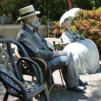Grounds for Sculpture Hamilton, New Jersey<br>
"If it were Time" von Seward Johnson If it were Time (Hamilton, New Jersey)