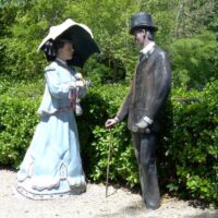 Grounds for Sculpture Hamilton, New Jersey<br>
"If it were Time" von Seward Johnson If it were Time (Hamilton, New Jersey)