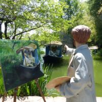 Grounds for Sculpture Hamilton, New Jersey<br>
"Viral Art" von Seward Johnson Viral Art (Hamilton, New Jersey)