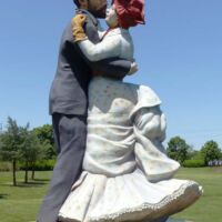 "Sculpture Along the Way" in Hamilton, New Jersey<br>
"Los Mariachis” von Seward Johnson Los Mariachis (Hamilton, New Jersey)