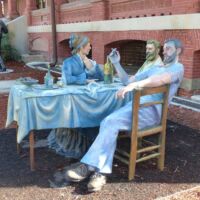 Custom House Key West, Florida<br>
"Pondering the Benefits of Exercise" von Seward Johnson Pondering the Benefits of Exercise (Key West, Florida)