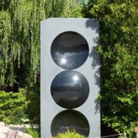 Frederik Meijer Gardens and Sculpture Park Grand Rapids, Michigan<br>
"Untitled" von Anish Kapoor Untitled (Grand Rapids, Michigan)