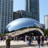 Millennium Park Chicago, Illinois<br>
"Cloud Gate" (The Bean) von Anish Kapoor Cloud Gate (Chicago, Illinois)