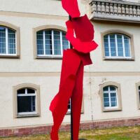 Skulpturenpark Heidelberg, Germany<br>
"Paper Procession II" von William Kentridge Paper Procession II (Heidelberg, Germany 2026)