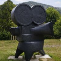 Skulpturenpark Heidelberg, Germany<br>
"Action" von William Kentridge Action (Heidelberg, Germany 2026)